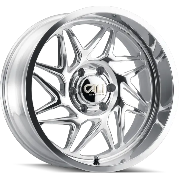 Cali Off-Road 9112 Gemini Polished/Milled | 20X10 6X139.7 -25 106Mm 1