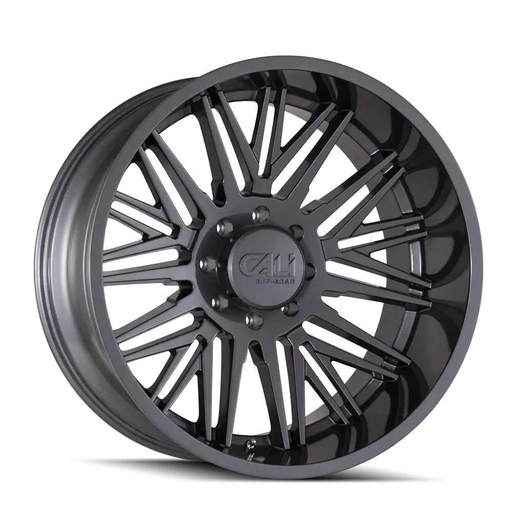 Cali Off-Road Graphite Rawkon 24X12 -51 6X135mm 87.1Mm 1