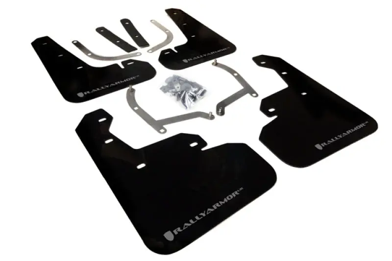 Rally Armor Ur-Series Black Mud Flaps For 2017+ Subaru Impreza – Features Silver Logo 1