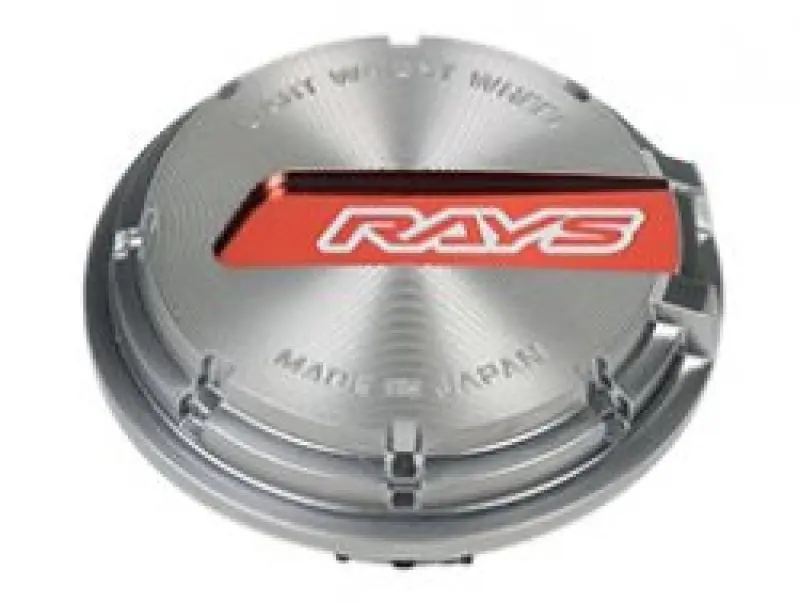 Gram Lights Wr Series Red-And-Silver Center Caps — Compatible With 57Cr, 57Dr, 57D, And 57S-Pro Wheels 1