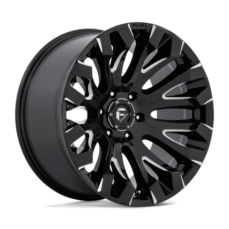 Fuel Quake Gloss Blk Milled | 20X10 6X139.7 -18Mm 1