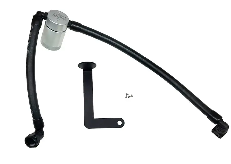 J&L Oil Separator For 2010–2019 Ford Flex Ecoboost 3.0L V6 – Passenger Side, Clear Anodized Housing 1