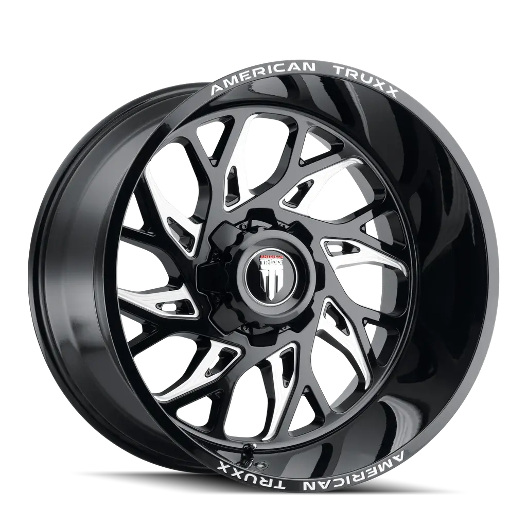 American Truxx Destiny Blk Milled | 22X12 8X170 -44 125.1Mm 1
