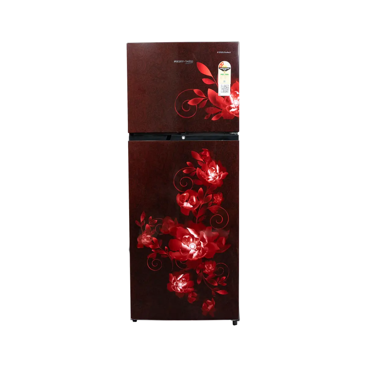 248 L 2 Star Frost Free Double Door Refrigerator (Rff285d/W0cwr0i0000go, Celin Wine, With Two Separate Cooling Systems) , Voltas Beko A Tata Product 1