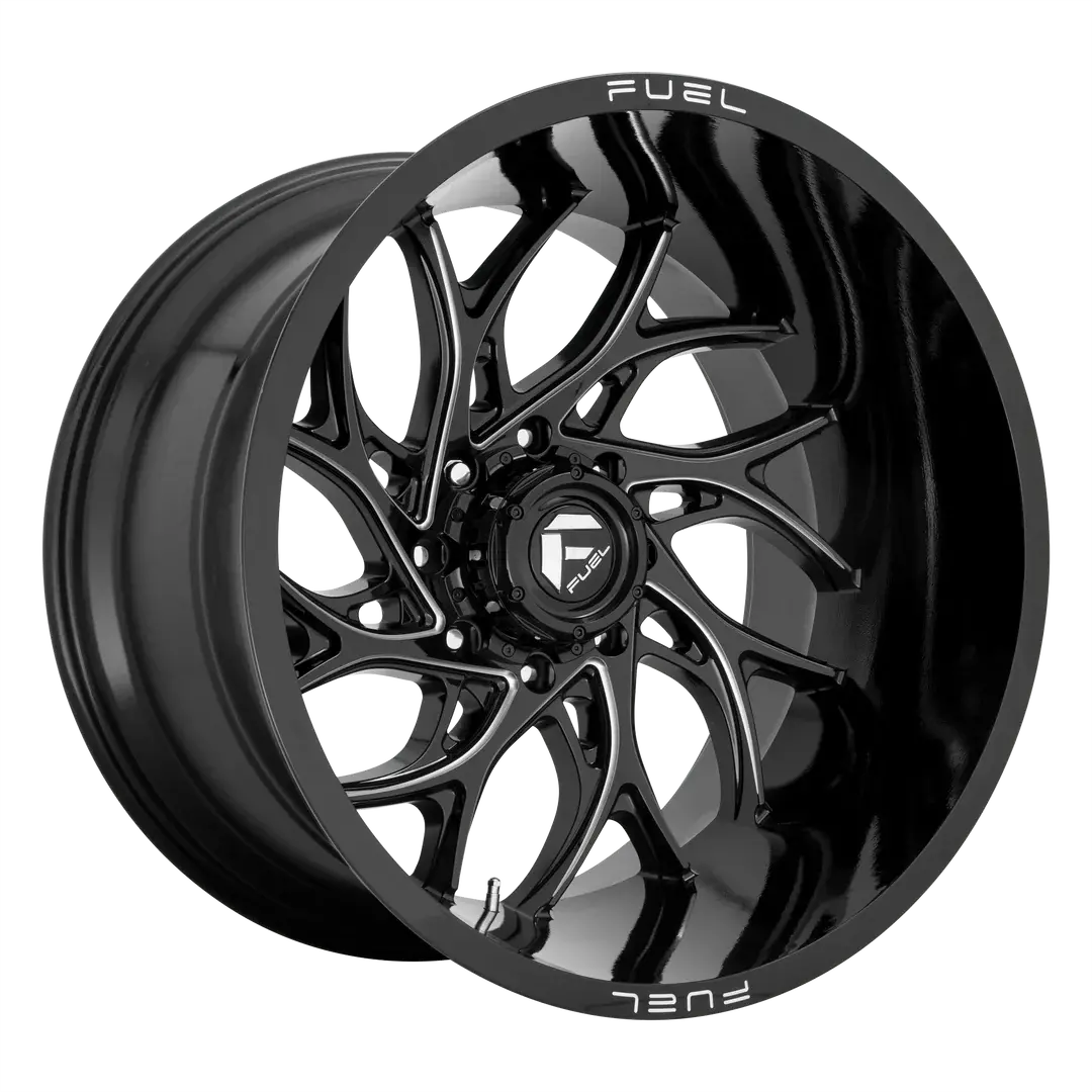 Fuel Runner 24X14 -76 8X170 125.1 Gloss Black Milled - Text For Clearance Price 1