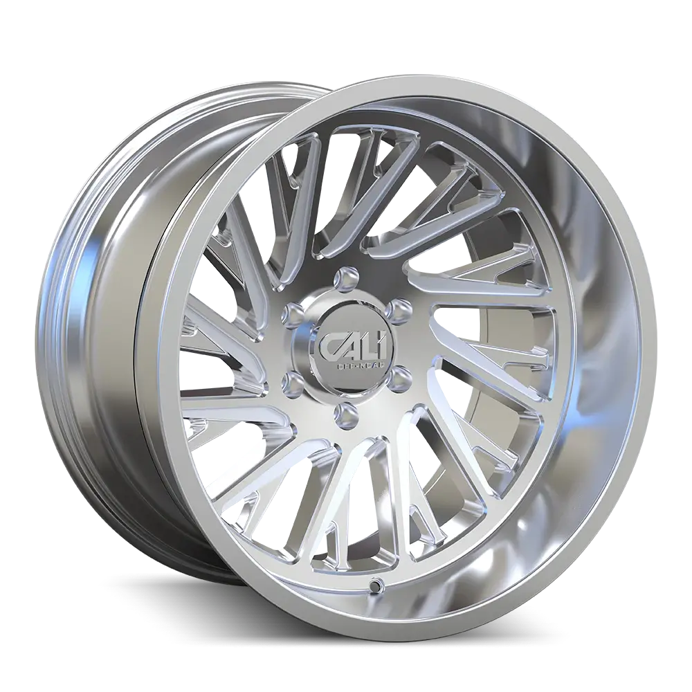 Cali Off-Road Purge 9114 Polished 24X14 6X139.7 -76Mm 106Mm 1