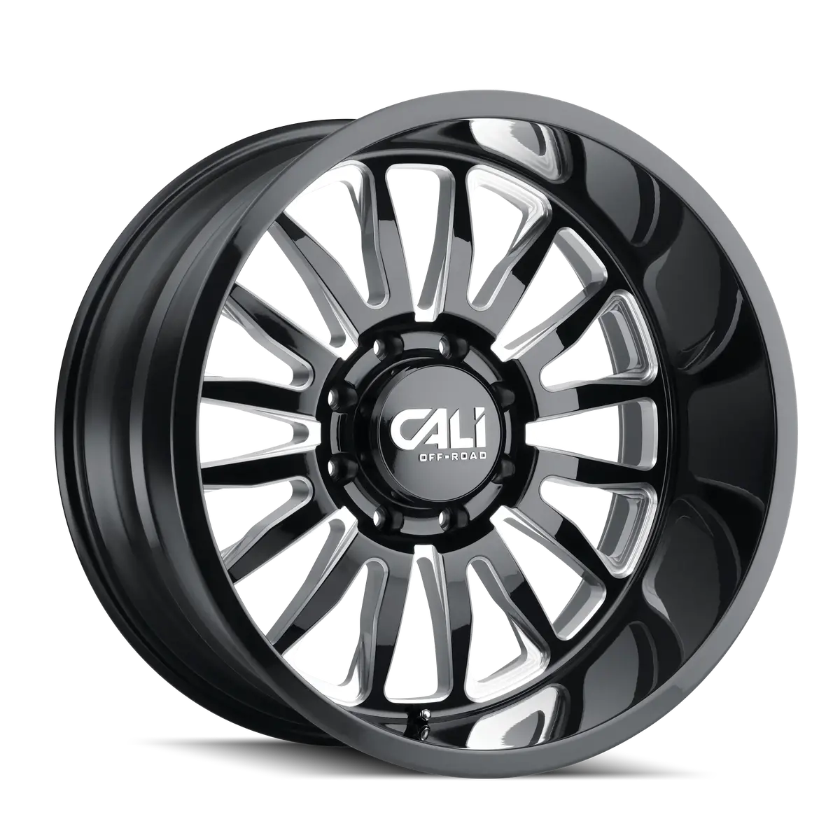 Cali Off-Road Summit Gloss Black Milled | 20X10 -25 Et 6X135 (87.1 Hub) 1