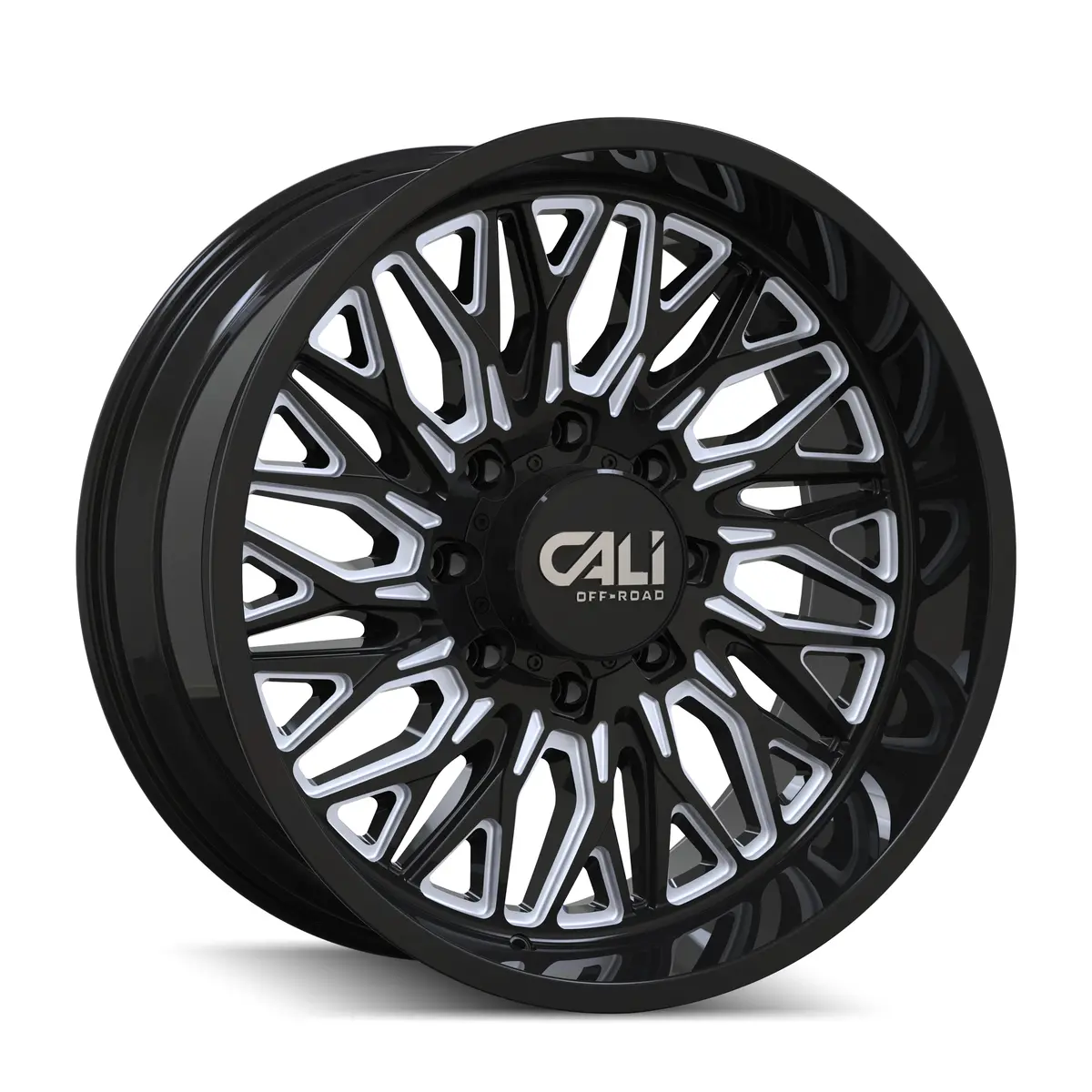 Cali Off-Road 9118 Crusher Blk Milled | 22X10 8X165.1 -19 130.8Mm 1