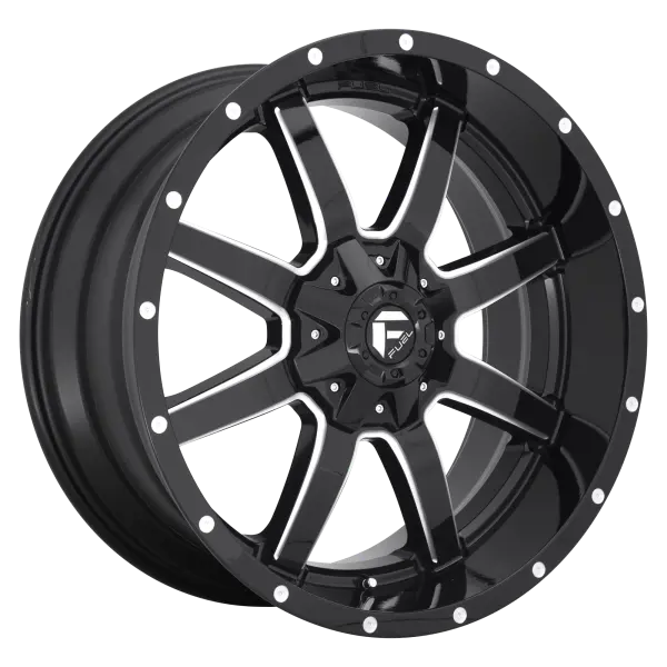 Fuel Maverick 20X9 +20 8X180 125.1 Gloss Black Milled ( Text Us For Clearance Price ***) 1