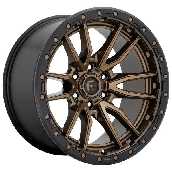 Fuel Rebel 20X9 +20 6X139.7 106.1 Matte Bronze Black Bead Ring (Text Us For Clearance Pricing ) 1