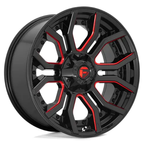 Fuel Rage Gloss Blk Milled Red | 20X10 8X170 -18Mm - Text For Sale Price 1