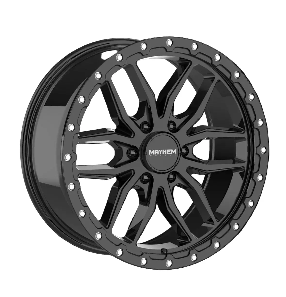 Mayhem Vector 8310 Gloss Black 20X9 8X180 18Mm 124.1Mm 1