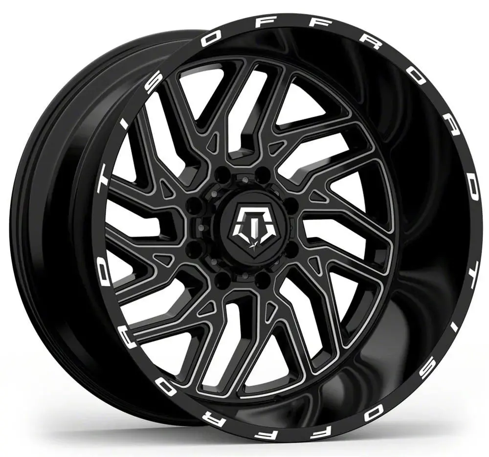 Tis 544 Gloss Black Milled 20X9 0 6X135/6X139.7 108.1 1