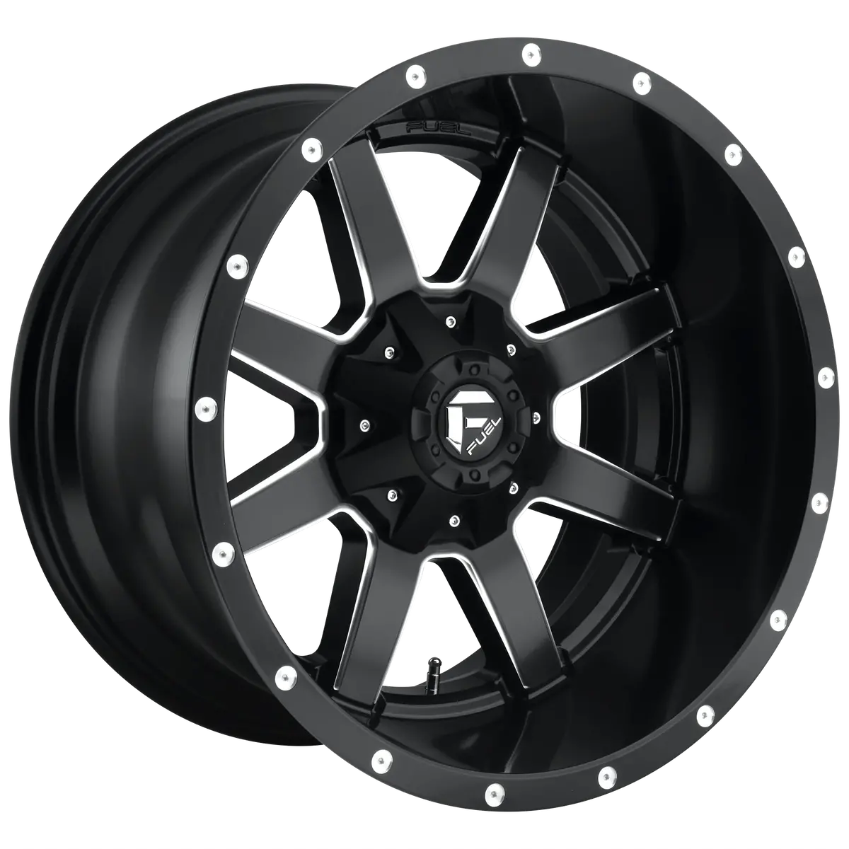 Fuel Maverick 20X9 +20 8X165.1 125.1 Matte Blk Mill ( Text Us For Clearance Price ) 1
