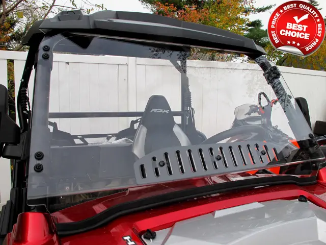 Pare-Brise Complet Ventilé- Anti-Égratignure // Polaris Rzr 2014 Et - 1