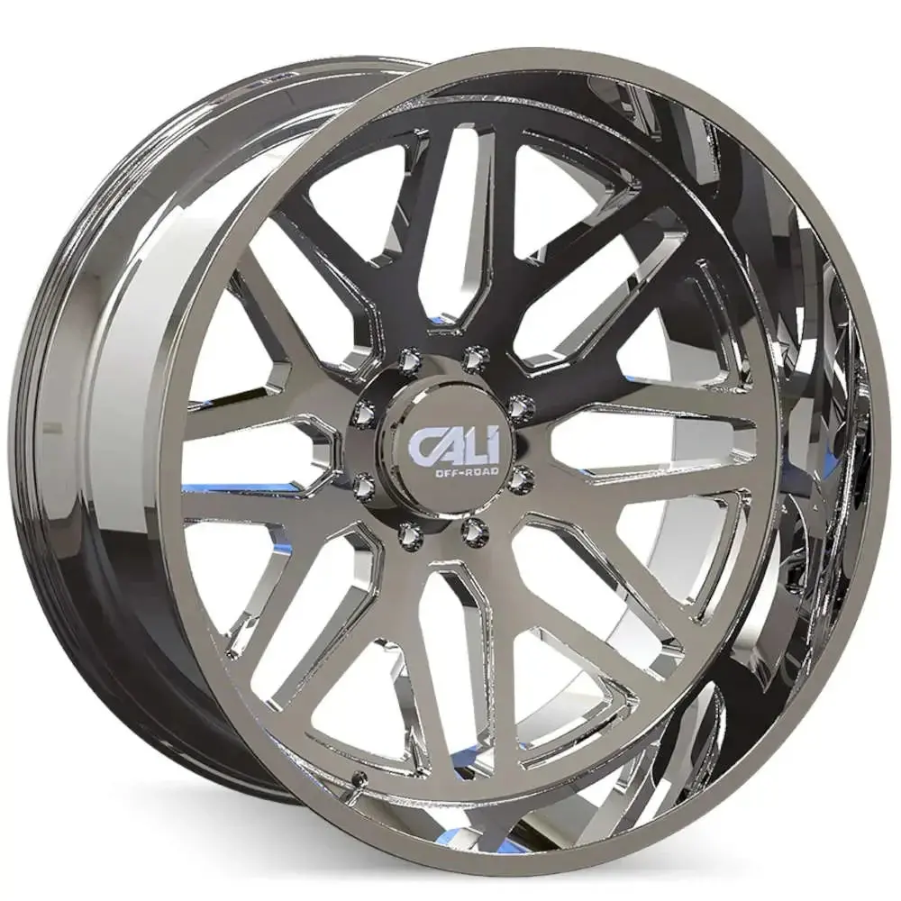 Cali Off-Road Invader Chrome Plated| 22X12 -51 Et 8X165.1 (125.2 Mm Hub) 1