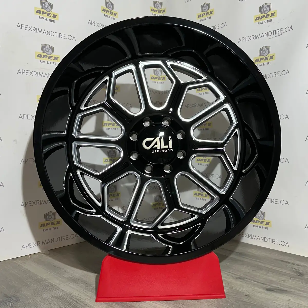 Cali Auburn 9117 Black / Milled | 24X14 8X165.1 -76 125.2Mm 1