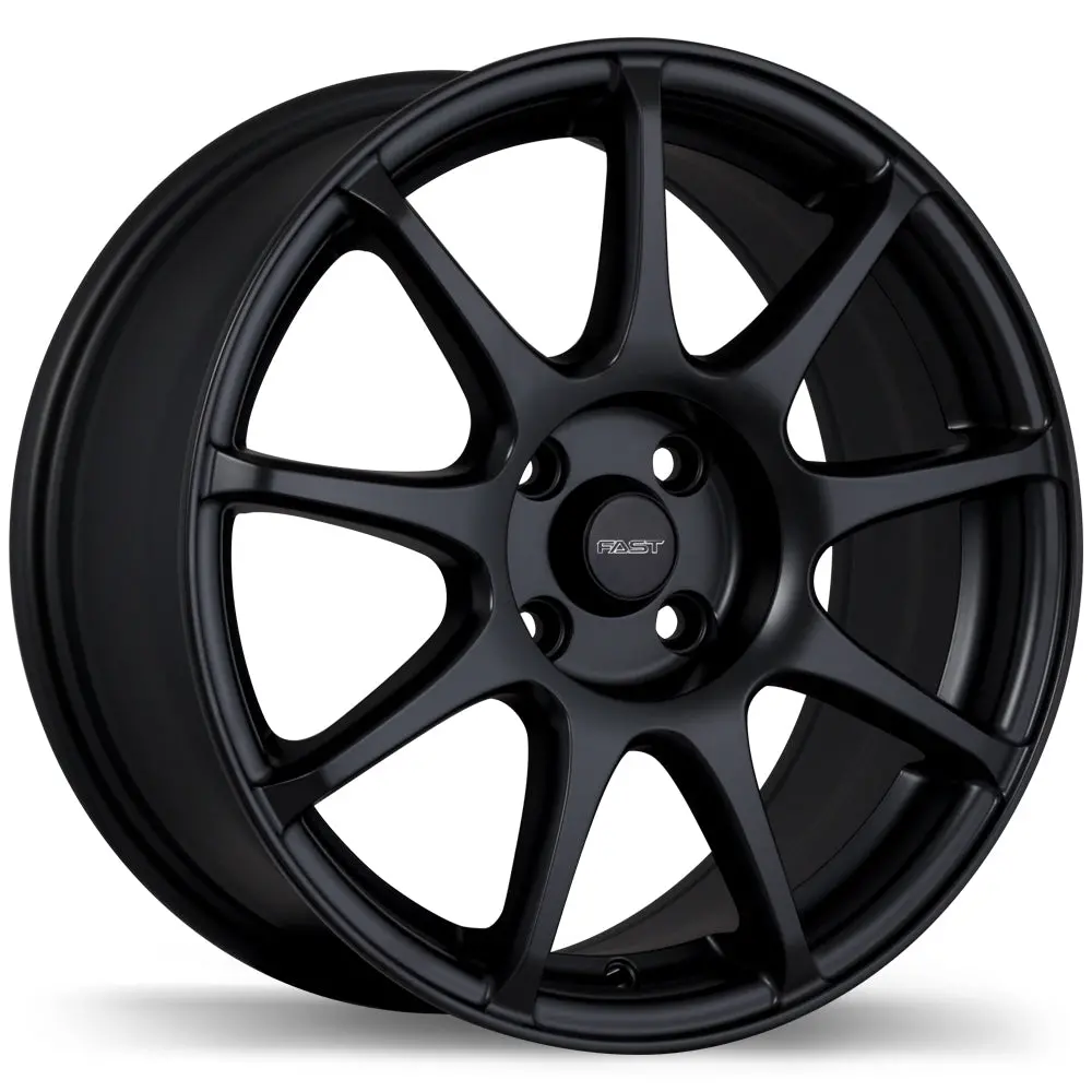 Fast Orbit Matte Black 15X6.5 +40 4X100mm 73.0Mm 1