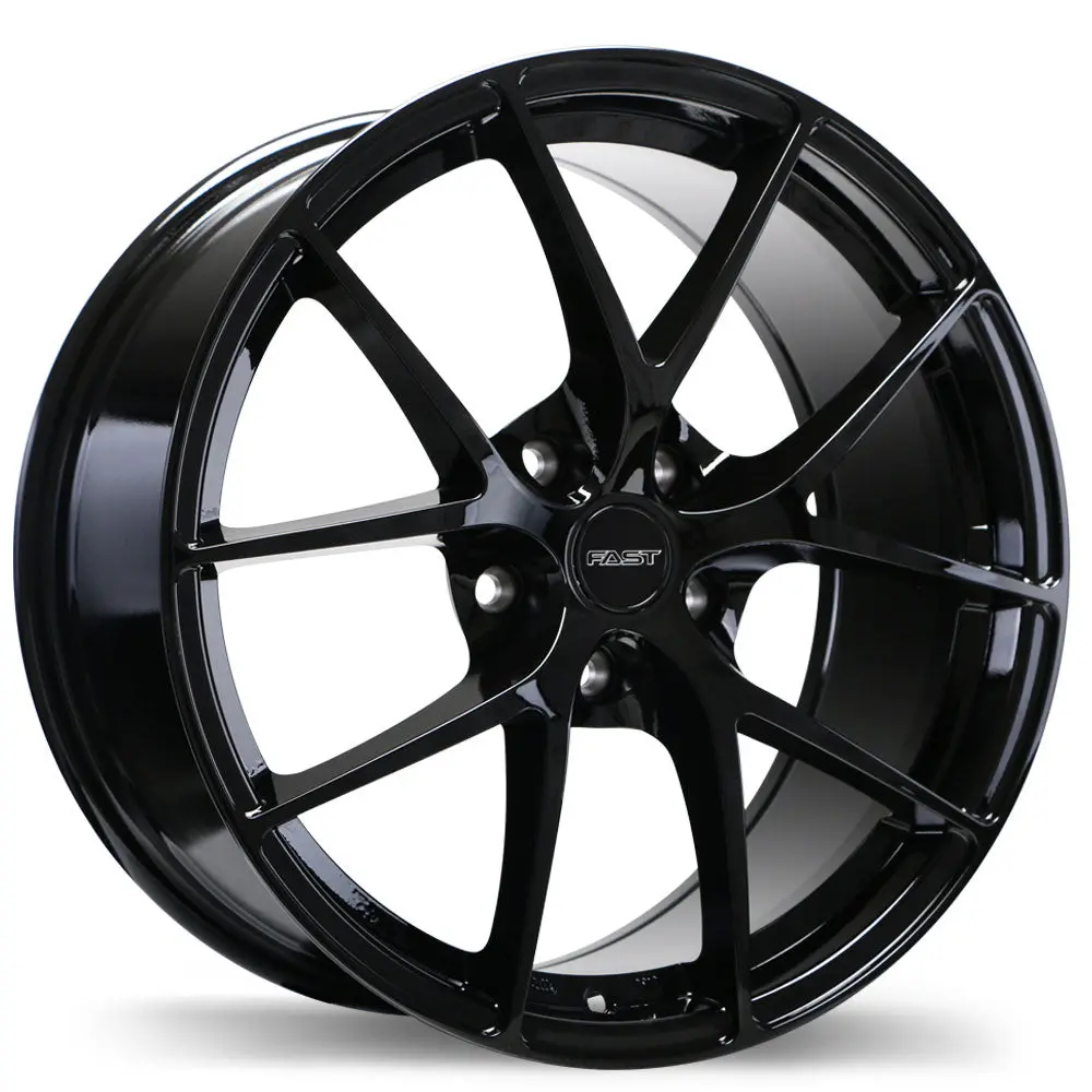 Fast Innovation Gloss Black 18X8 +42 5X112mm 66.5Mm 1