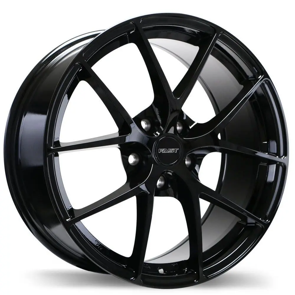 Fast Innovation Gloss Black 18X8 +40 5X114.3Mm 66.1Mm (Mag Seat) 1