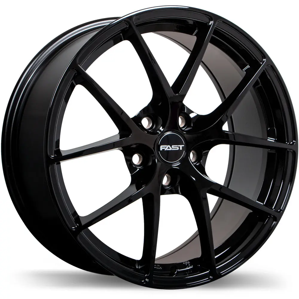 Fast Innovation Gloss Black 16X6.5 +45 5X114.3Mm 67.1Mm 1