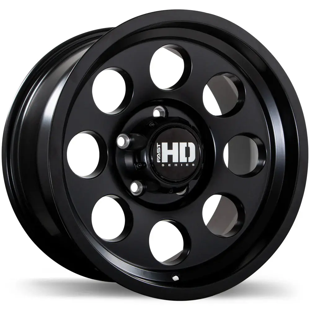 Fast Hd Detour Satin Black 17X9 +0 5X127mm 87.1Mm 1