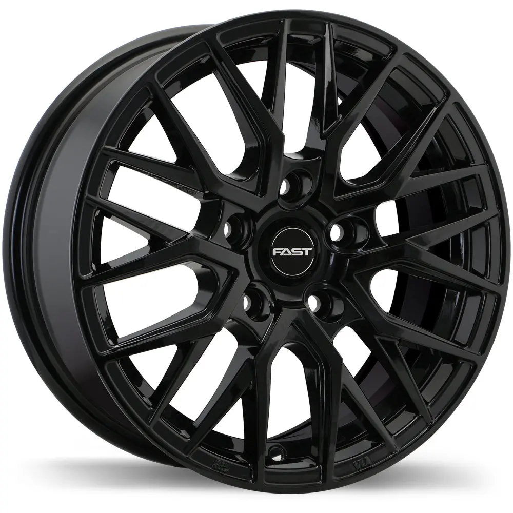 Fast Tronic Gloss Black 15X6.5 +40 5X114.3Mm 72.6Mm 1
