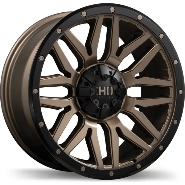 Fast Hd Menace Satin Bronze/Black Beadlock 17X8 +15 6X135/6X139.7Mm 106.1Mm 1