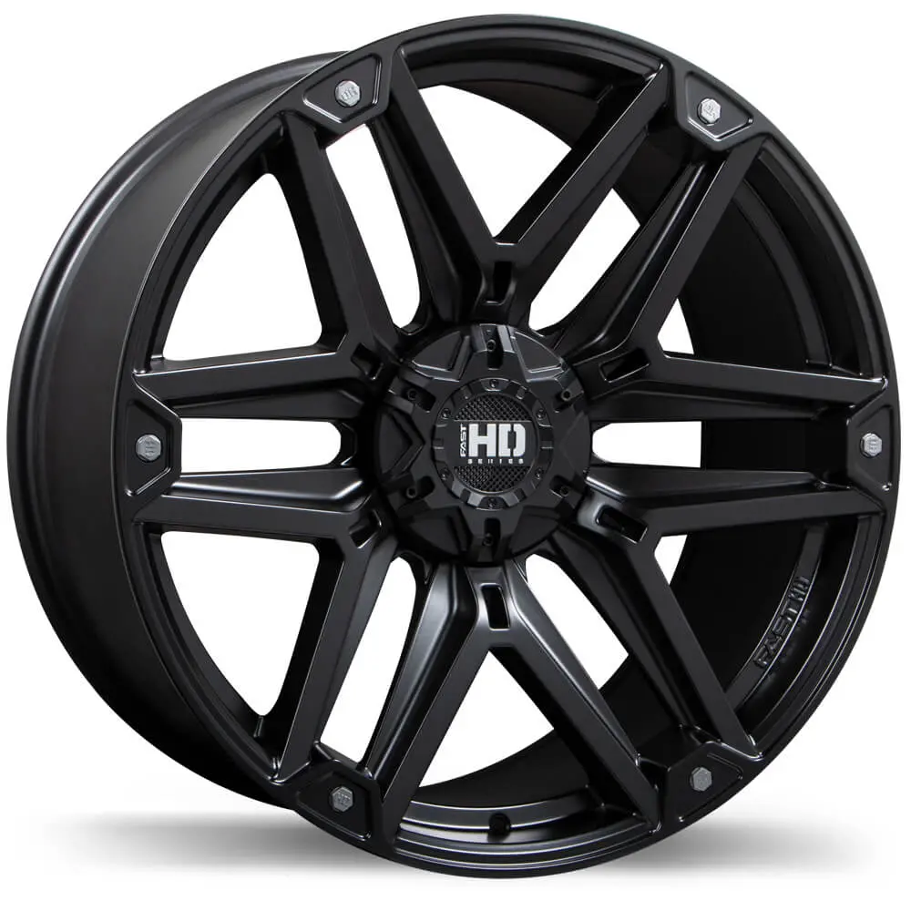 Fast Hd Recon Satin Black 20X9 +25 6X139.7Mm 93.1Mm 1