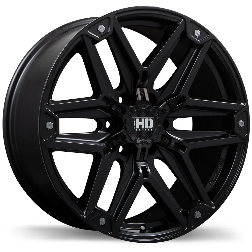 Fast Hd Recon Satin Black 18X9 +25 6X135mm 87.1Mm 1