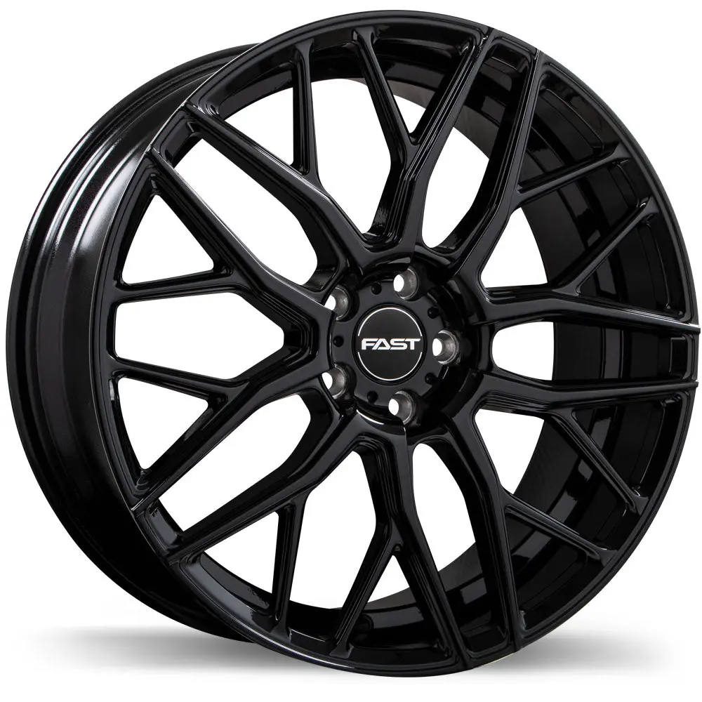 Fast Vybz Gloss Black 20X8.5 +40 5X114.3Mm 72.6Mm 1