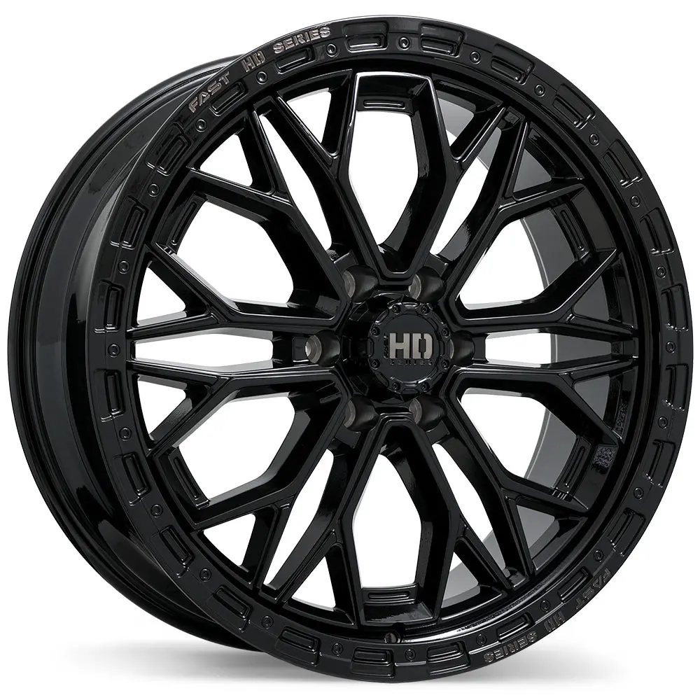 Fast Hd Muramasa Gloss Black 22X9 +26 6X139.7Mm 78Mm 1