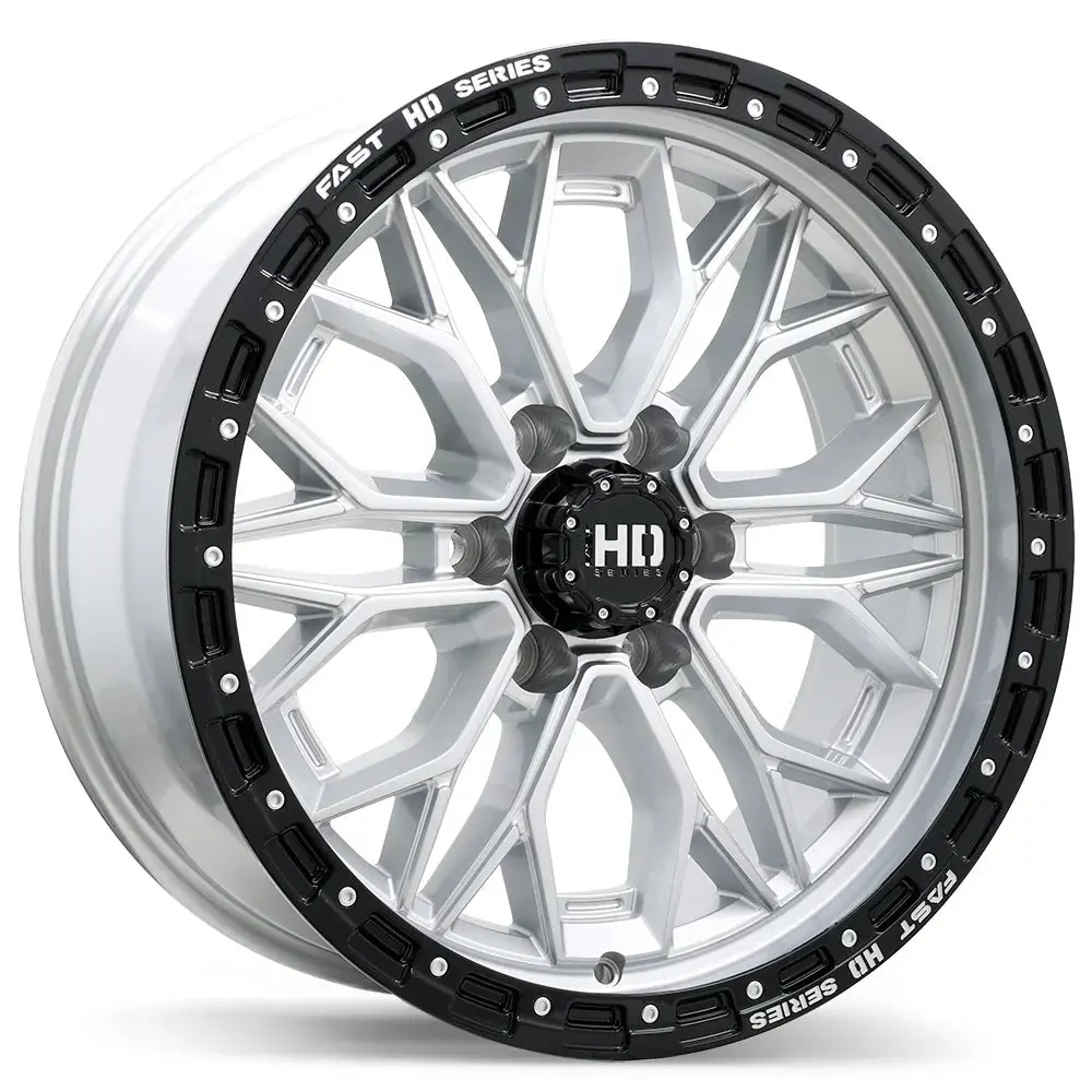 Fast Hd Muramasa Gloss Silver/Black Lip 20X9 +30 6X139.7Mm 106.1Mm (Mag Seat) 1