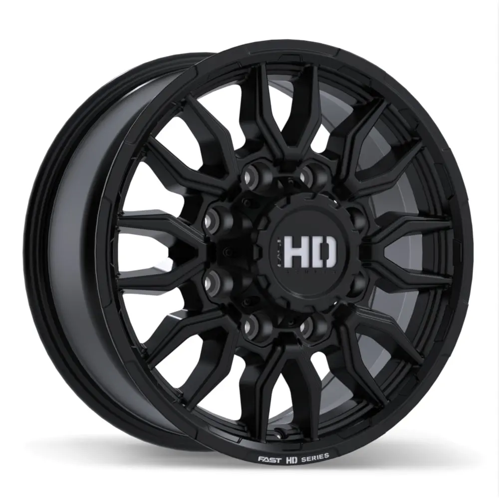 Fast Hd Grit Satin Black 17X7.5 +42 8X165.1Mm 121.1Mm 1