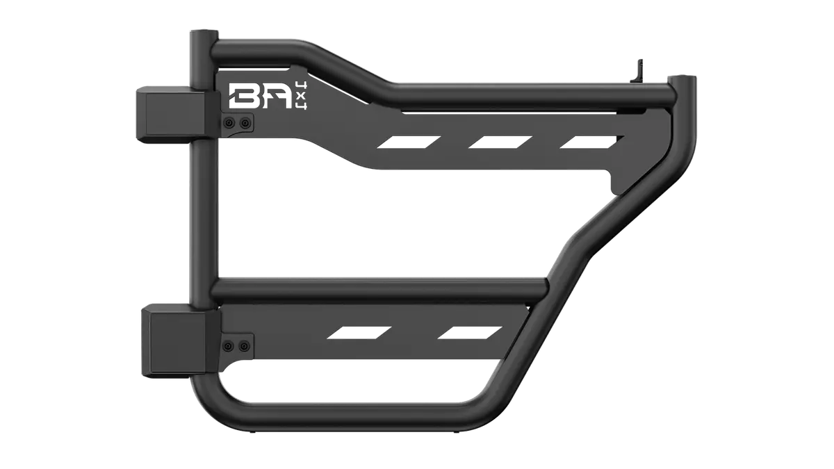 2021-2024 Ford Bronco Rear Tube Doors With Webbing, Pair 1