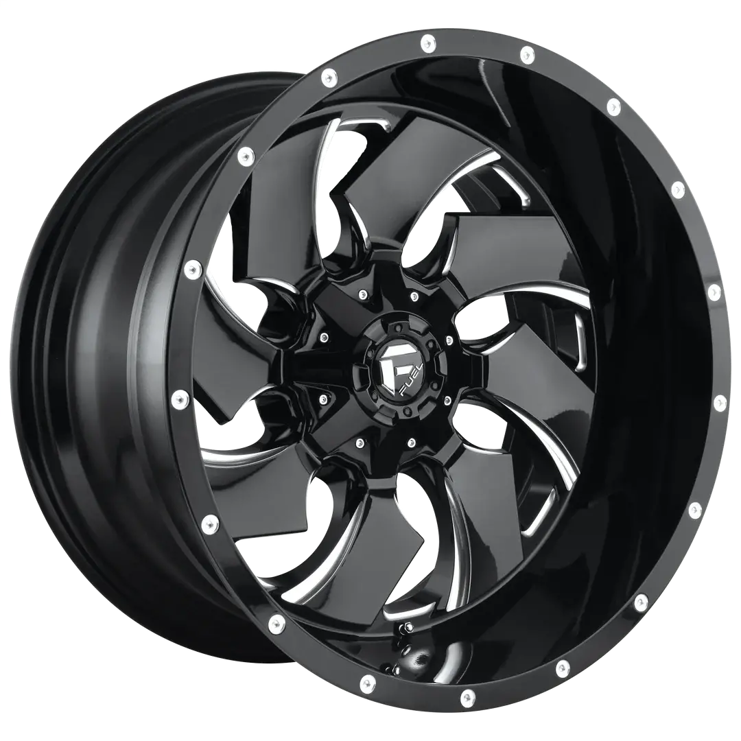 Fuel Cleaver 22X12 8X165.1 125.1 -44 Gloss Black Milled - Call For Sale Price 1