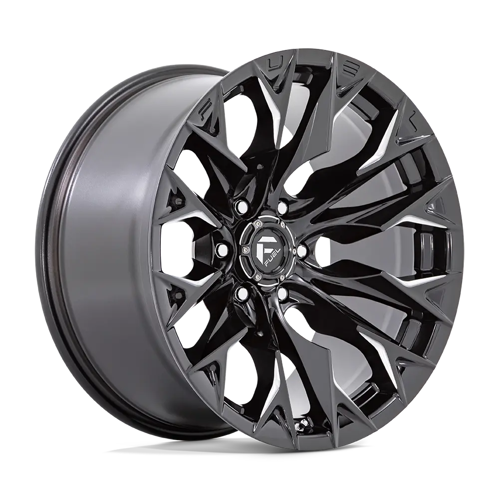 Fuel Flame Glossy Black Milled | 20X9 +20 6X135 87.1Mm * Text For Clearance Pricing 1