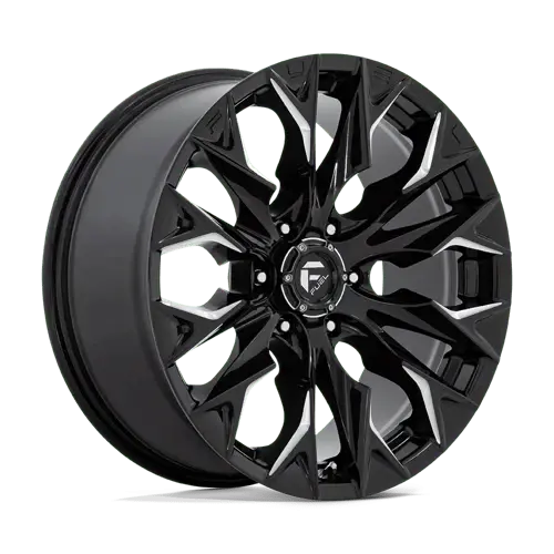 Fuel Flame Glossy Black Milled | 20X9 +20 6X139.7 * Text For Clearance Price 1