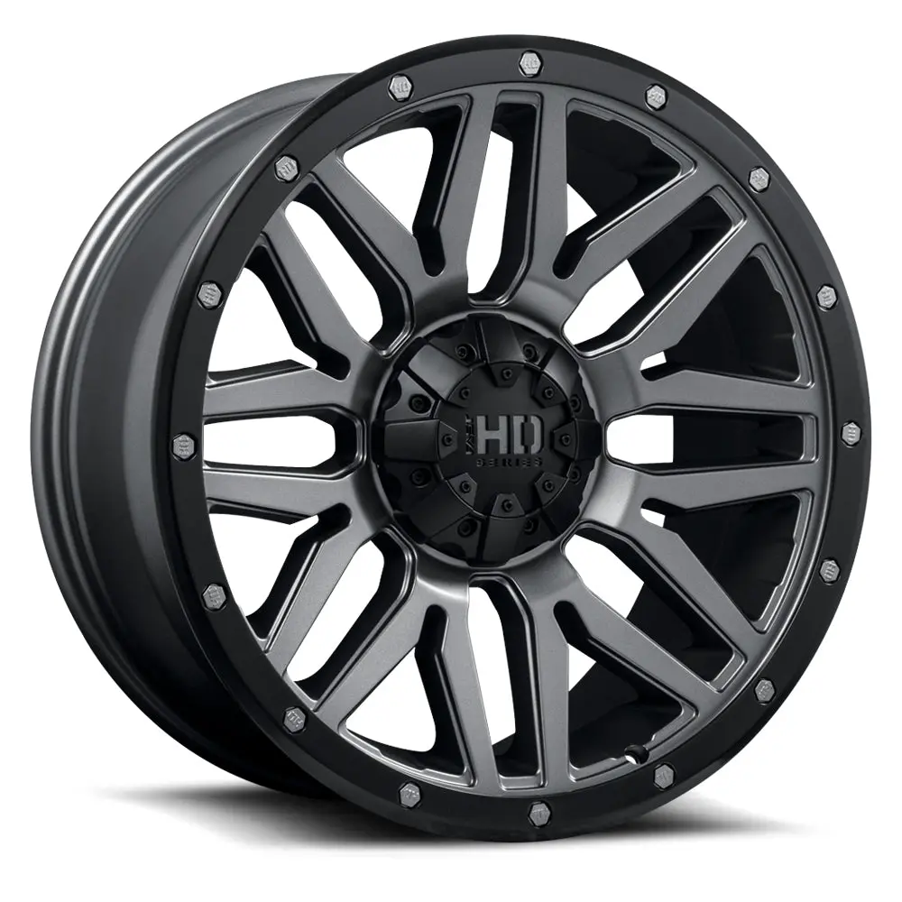 Fast Hd Menace Satin Gunmetal/Black Beadlock 20X9 +0 6X139.7Mm 106.1Mm 1