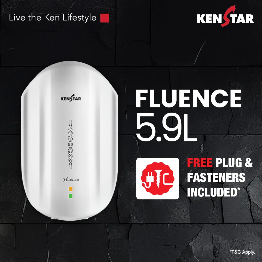 Fluence 5.9L Instant Water Heater 1