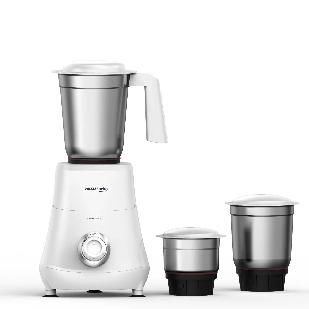 500 W Mixer Grinder (G5003hp-Wh | 3 Jars | White With Grindx Technology) , Voltas Beko, A Tata Product 1