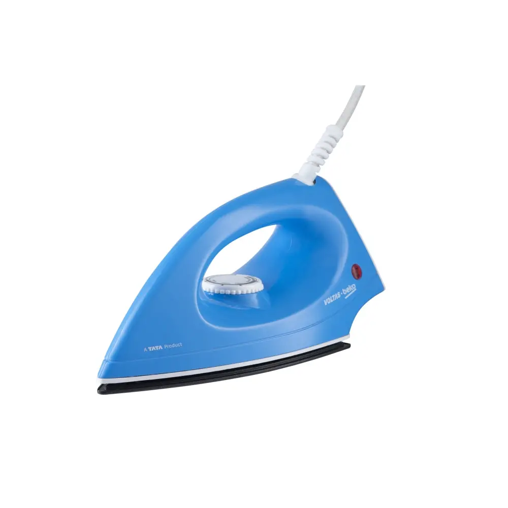 1000 W Dry Iron (I1000vd-Bu, Blue, With Crease-Busting Greblon Soleplate) , Voltas Beko, A Tata Product 1