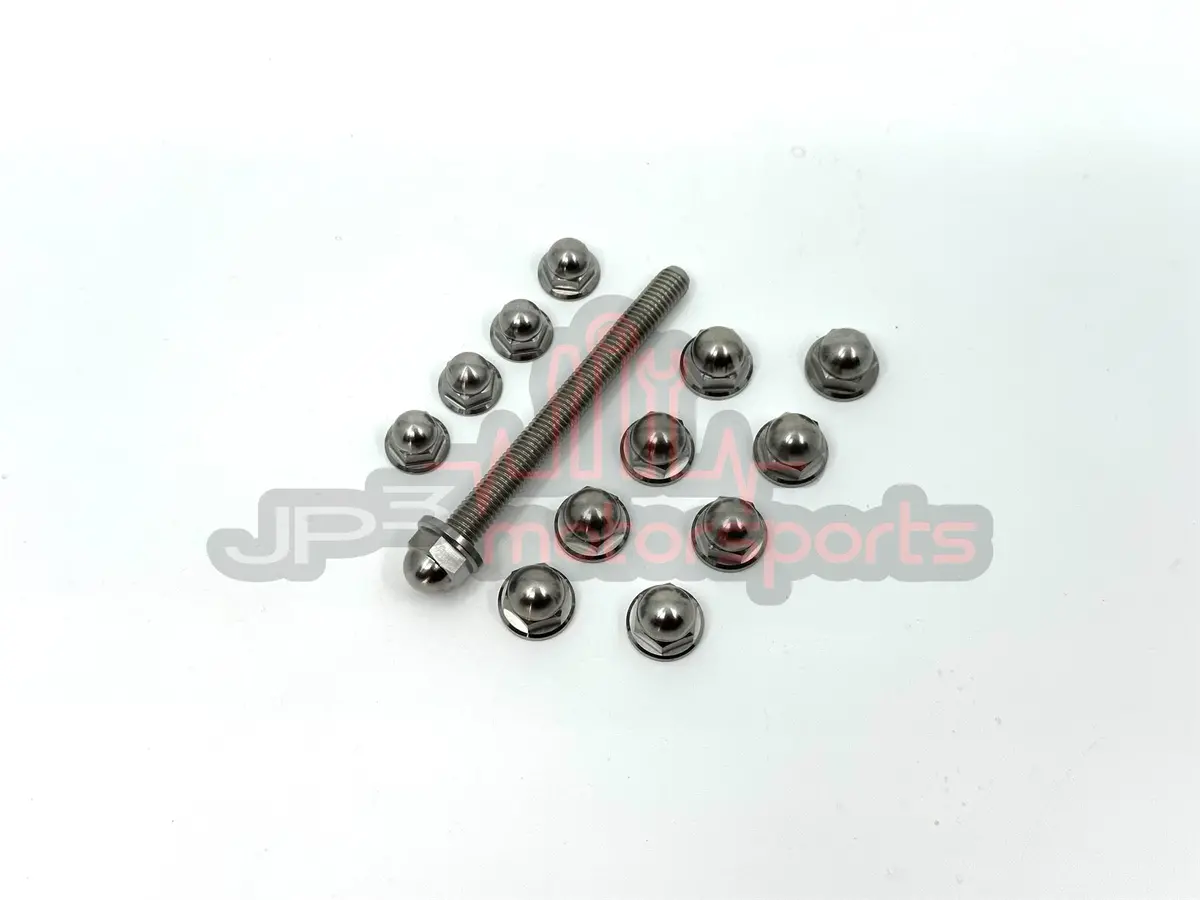 Mazda Rx7 Fd3s 13B-Rew Titanium Acorn Nut Set (Uim And Throttle Body) 1