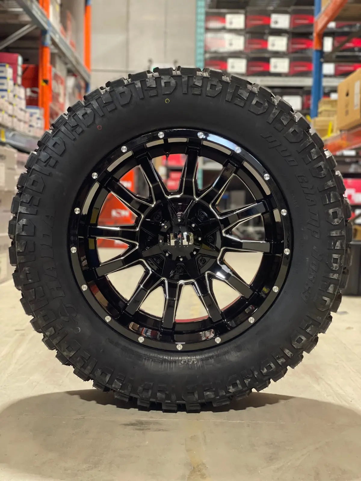 (Set Of Four) Fast Traxx Blk Milled 20X10 5X127/5X139.7 -15 | Haida 869 35X12.50R20 1