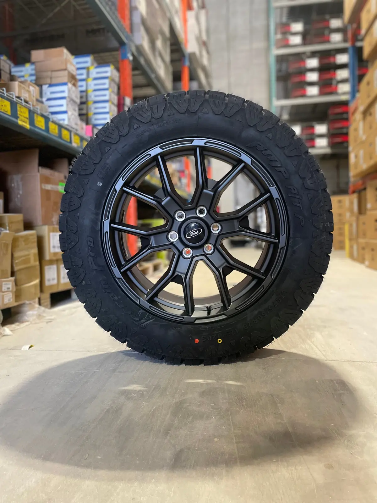 (Set Of Four) Ford F-150 Roush Reps 20X9 6X135 +35 Gunmetal | 275/60R20 Amp Terrain Pro 1