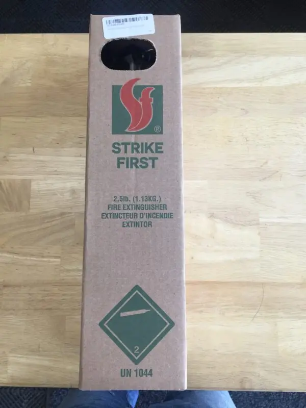 Extincteur D'incendie Strike First 2,5 Lb Abc 1