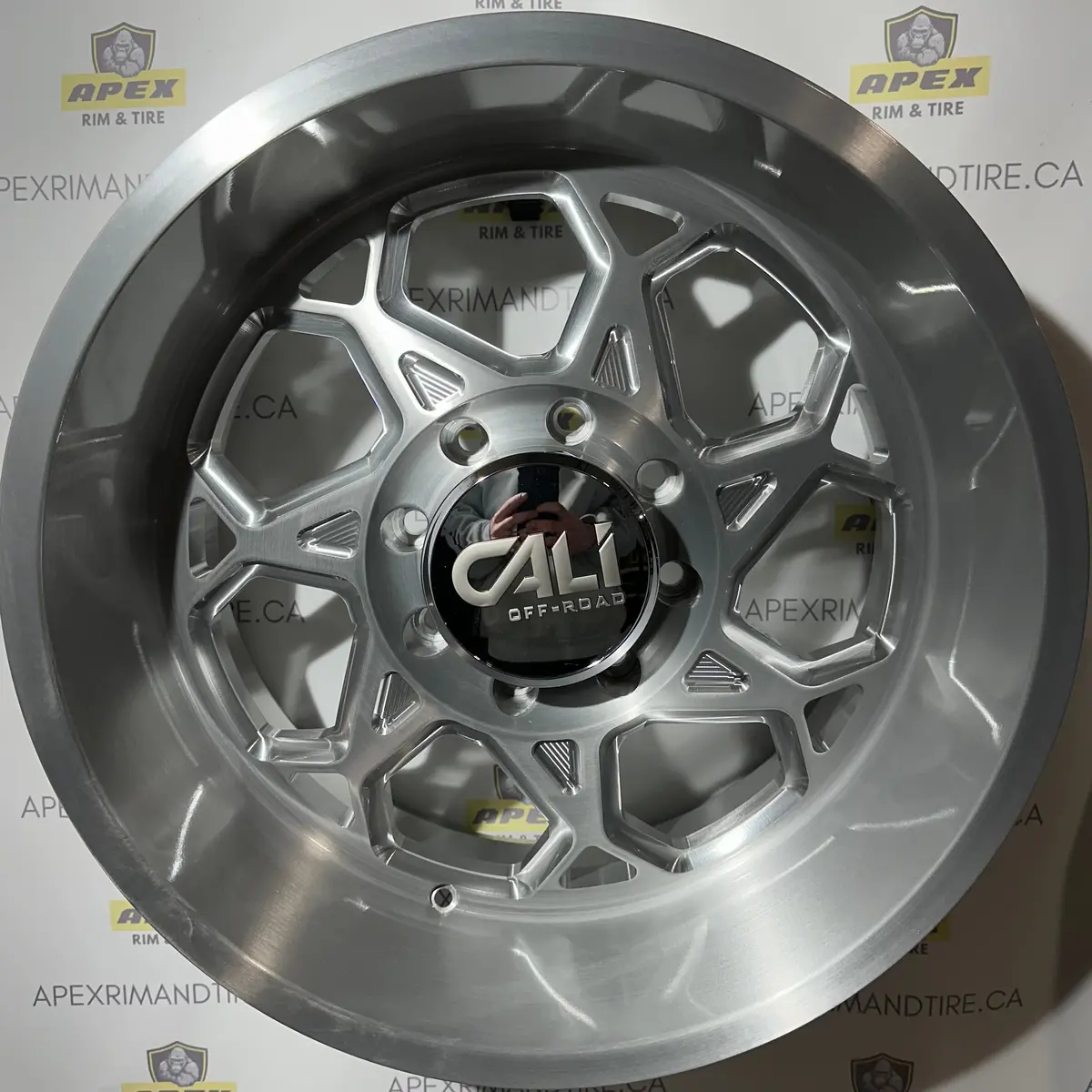 Cali Off-Road Sevenfold Brushed Milled | 20X10 -25 8X170 (130.8Mm Hub) 1