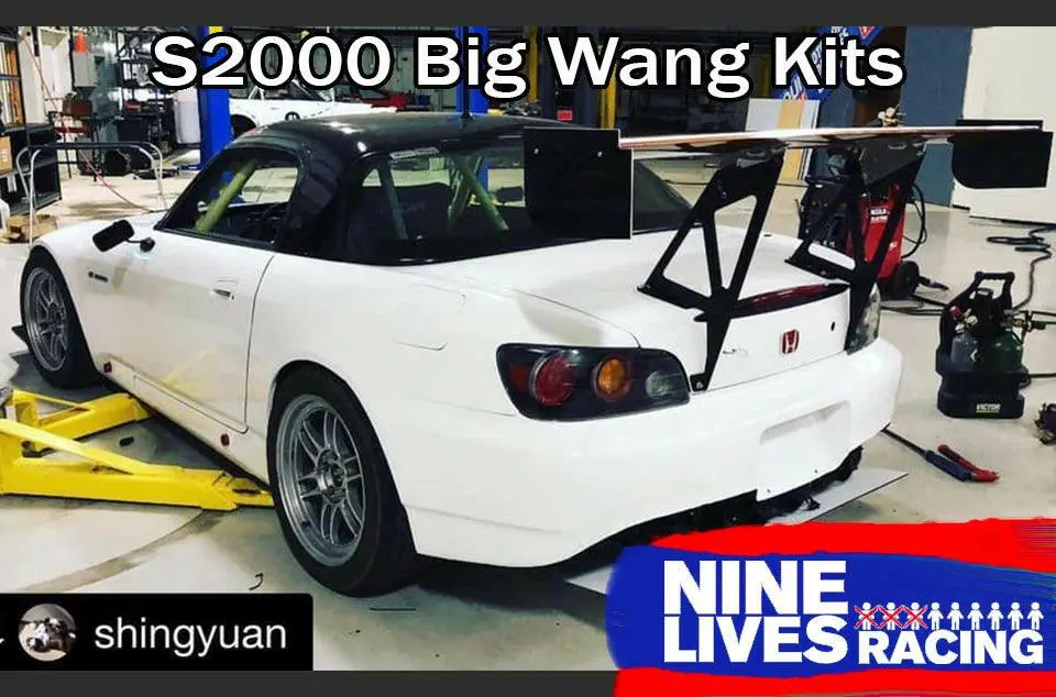 S2000 Big Wang Trunk Mount Kit '99-09 Ap1/Ap2 1