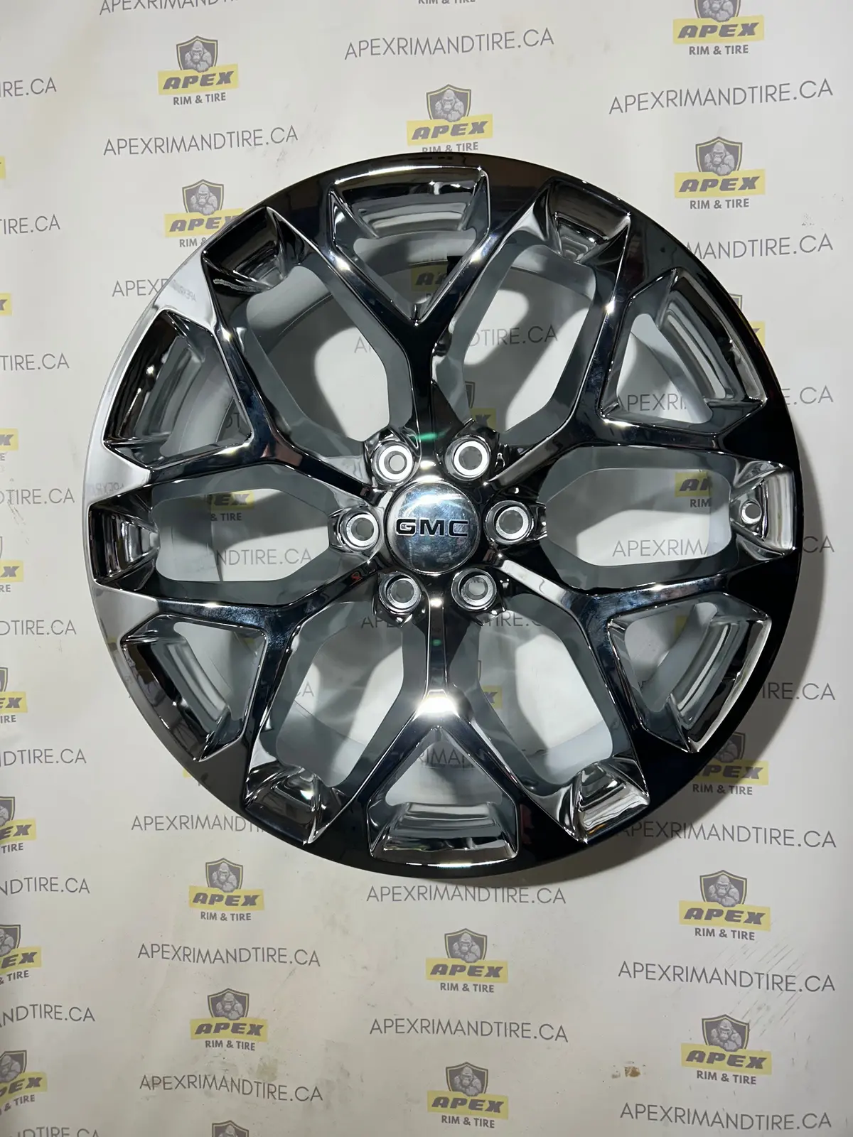 Snowflake Chevy/Gmc Chrome | Oem Replica 22X9 +24 6X139.7Mm 1