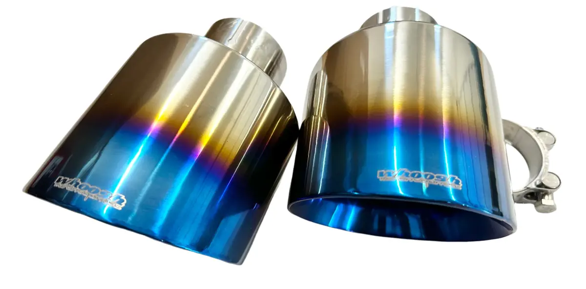 Whoosh Motorsports Titanium Clamp-On Exhaust Tips  2022-2026 Elantra N 1